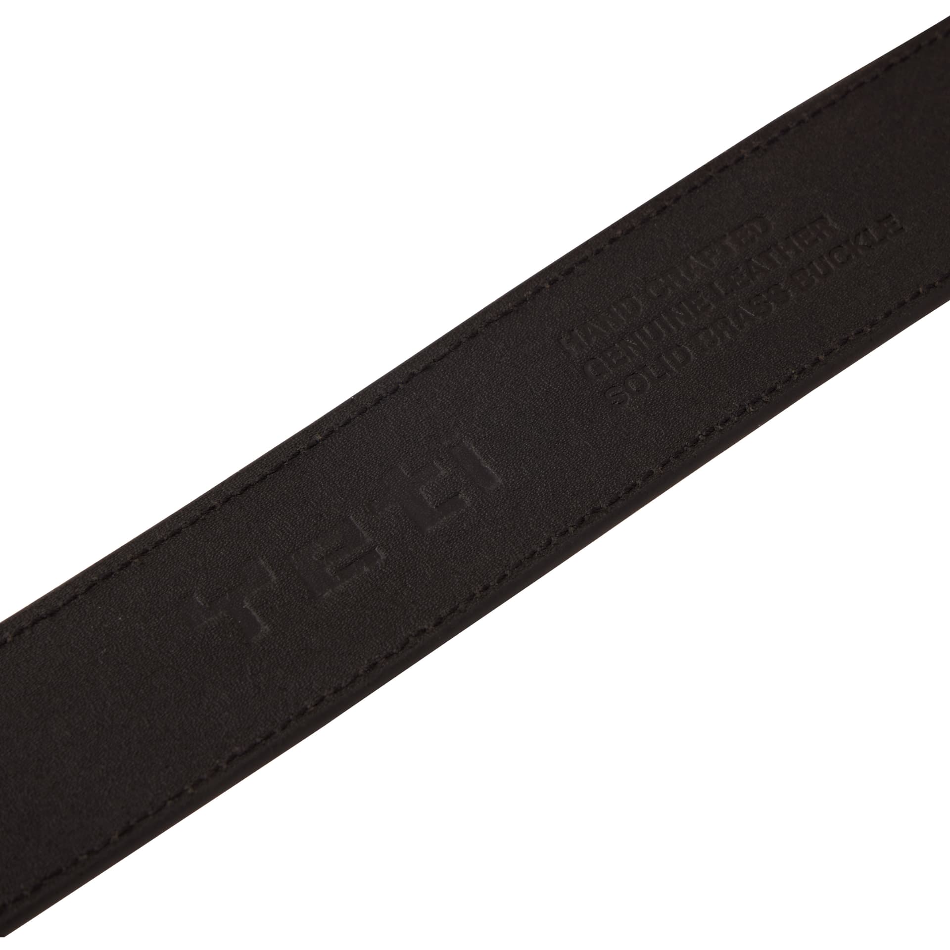 Classic Smooth Black Leather Belt view 4