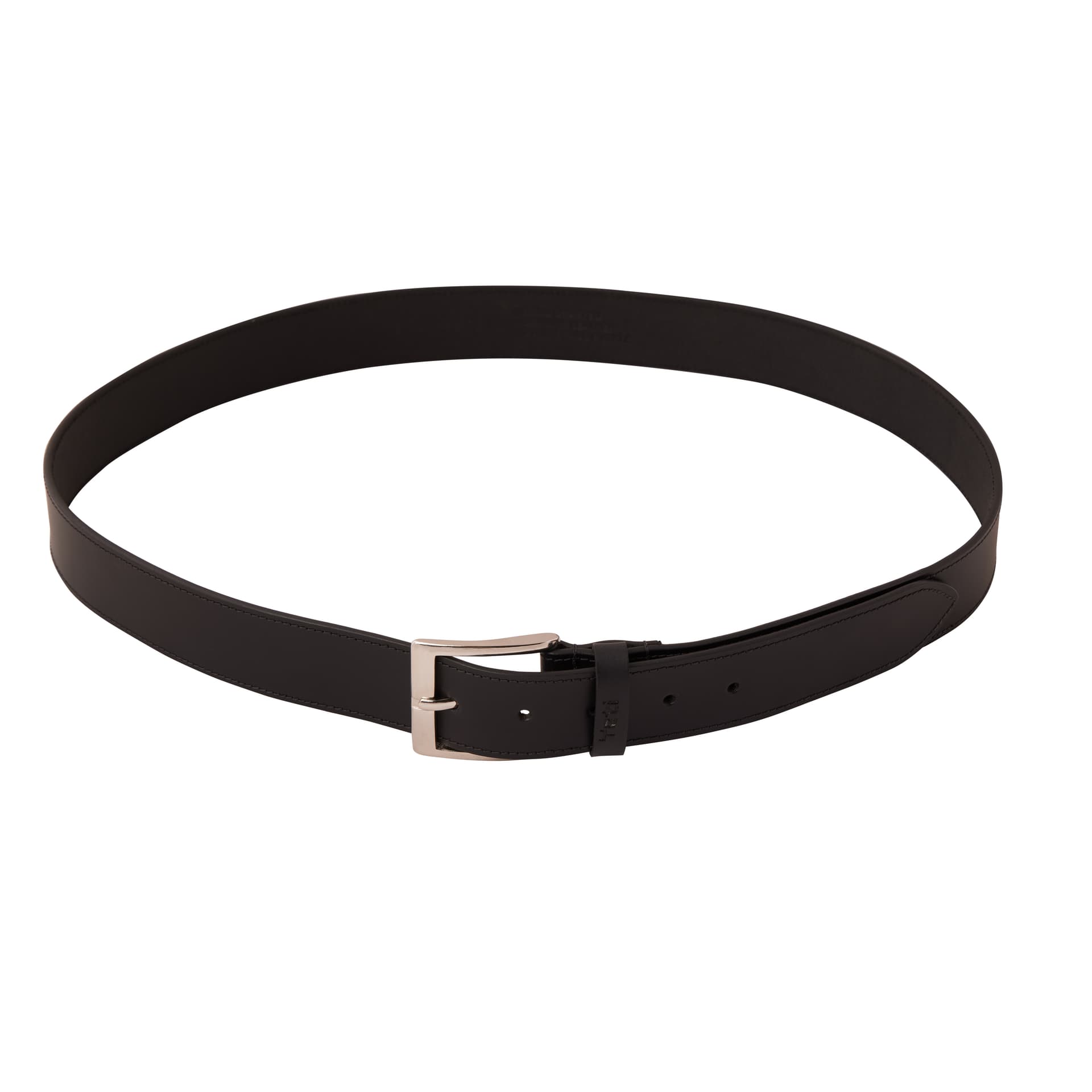 Classic Smooth Black Leather Belt view 5