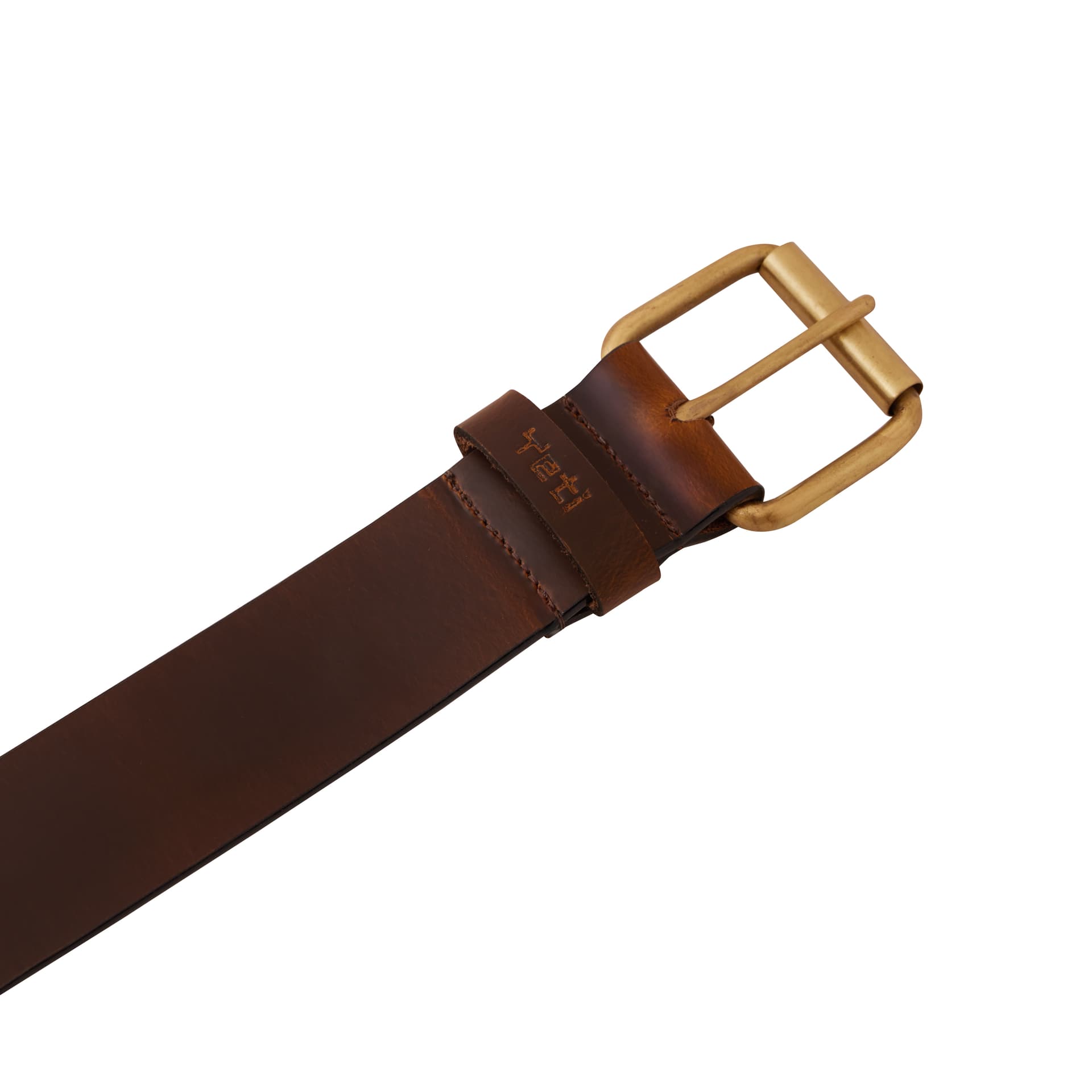 Premium Brown Genuine Leather Men's Belt view 2