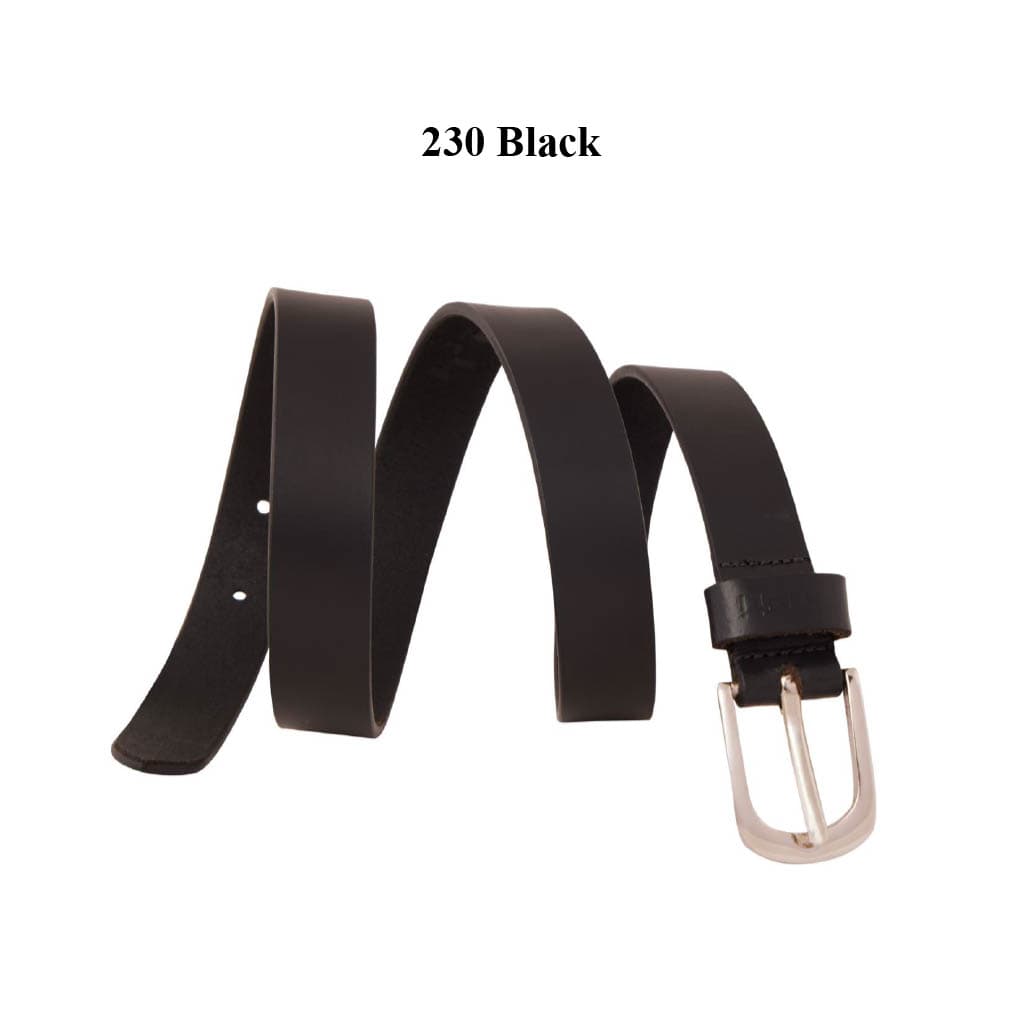 Classic Black Genuine Leather Men's Belt