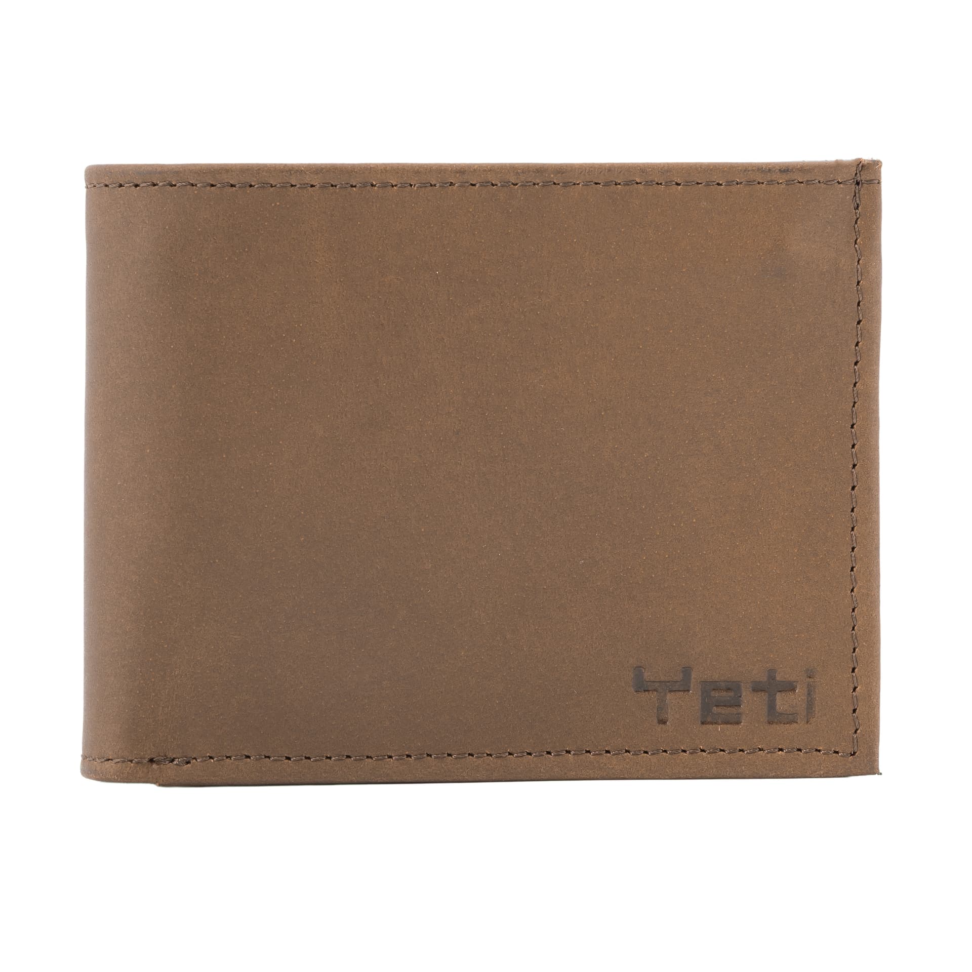 Vintage Brown Leather Bifold Wallet view 3