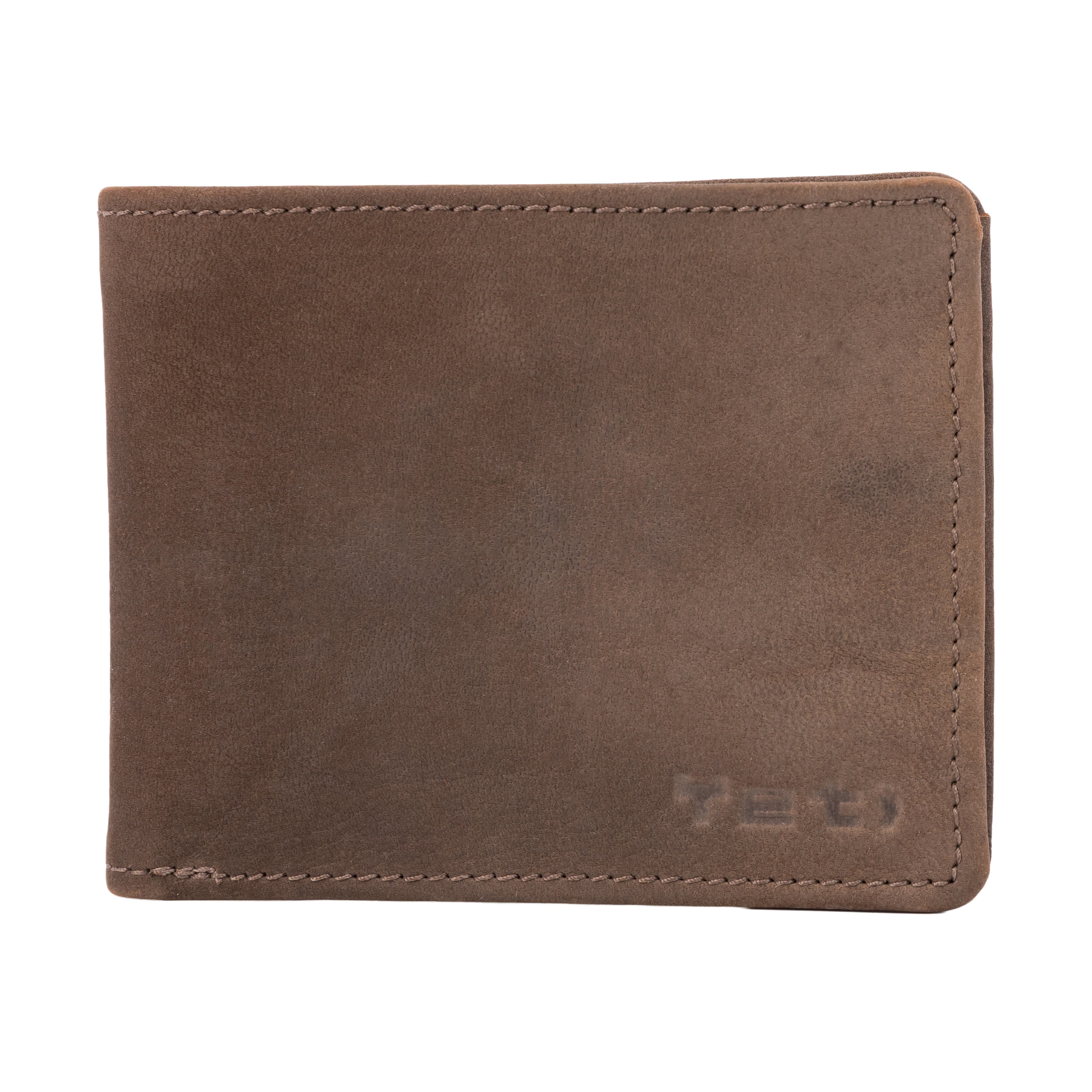 Earth Brown Leather Bifold Wallet